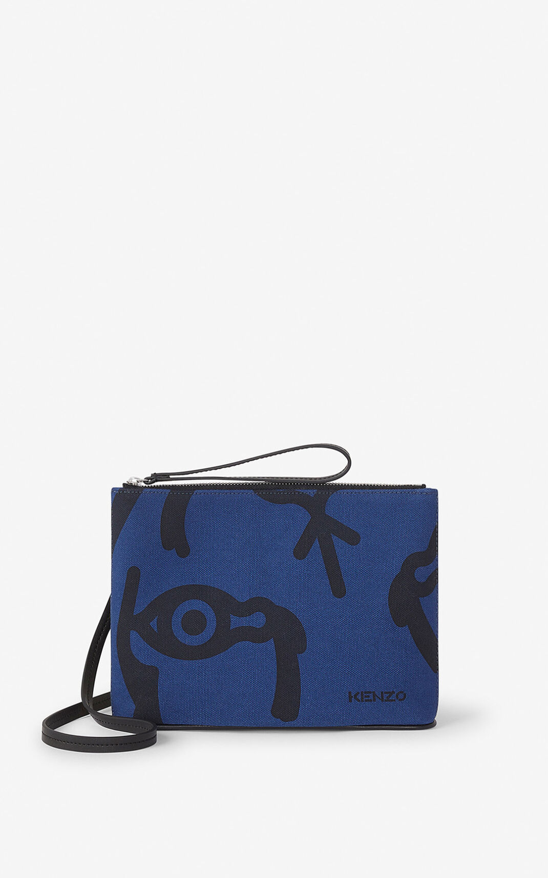 Bandolera Kenzo Arc Lona pouch and shoulder strap Hombre Azules KAR930468